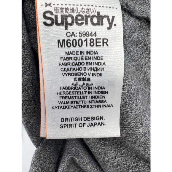 Super Dry The Orange Label Urban Co. Men's Gray Camo Sweatshirt Size Medium - Picture 8 of 9